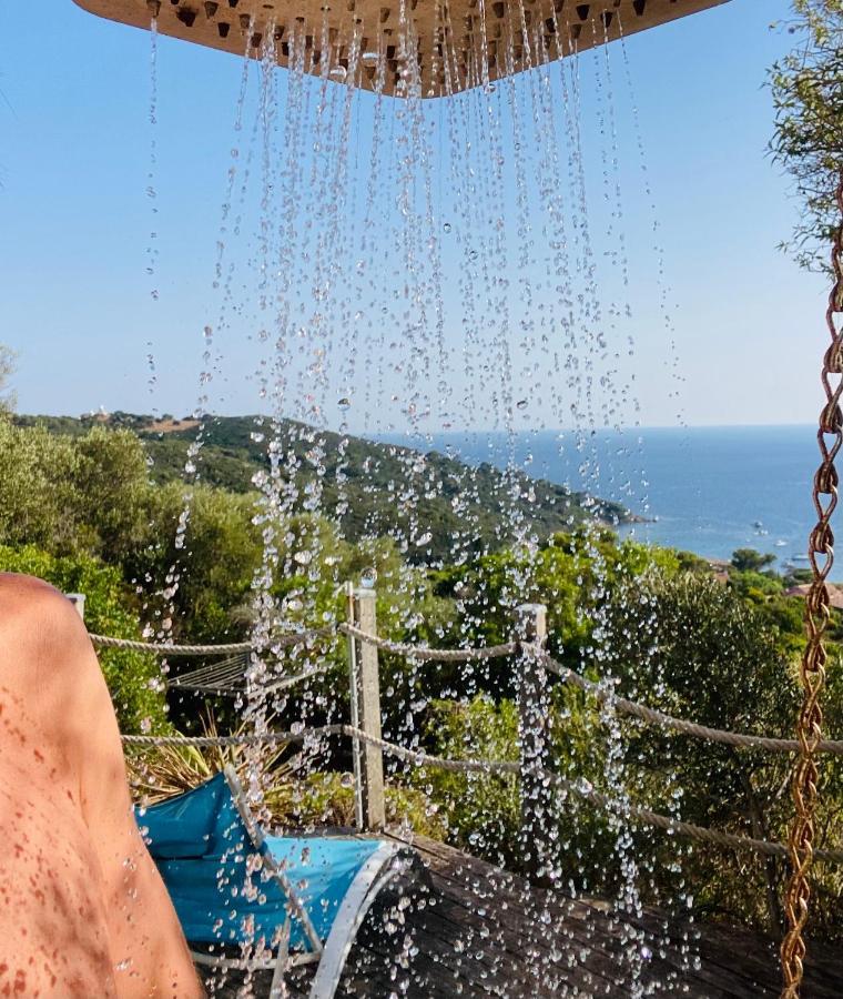 Apartamento Les Oreades, Studio Le Marin Avec Vue Mer Imprenable Île du Levant Exterior foto